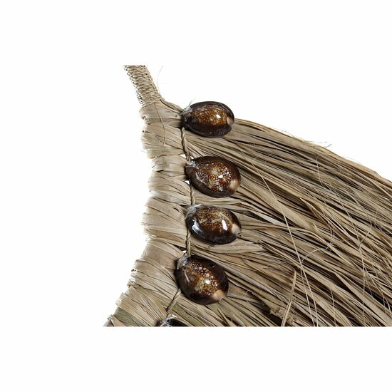 Wanddecoratie DKD Home Decor Natuurlijk Schelpen Vezel (75 x 3 x 62 cm) 2