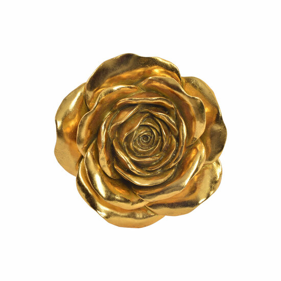 Wanddecoratie DKD Home Decor Gouden Bloem Romantiek 18 x 8 x 18 cm 1