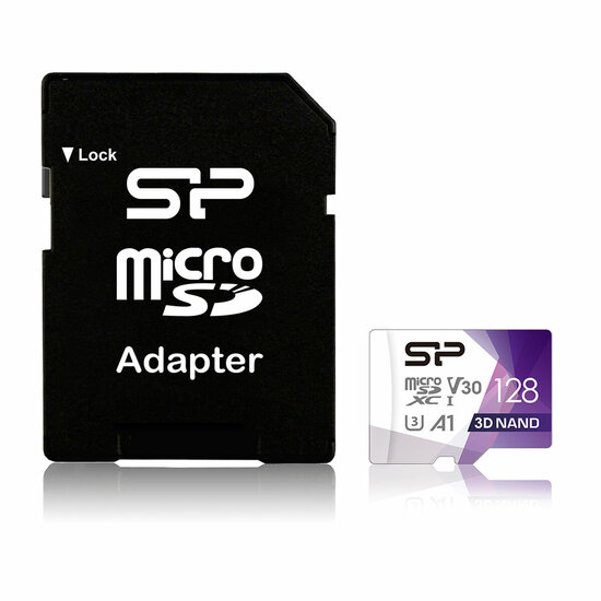 Micro SD kaart Silicon Power Superior Pro 128 GB 1