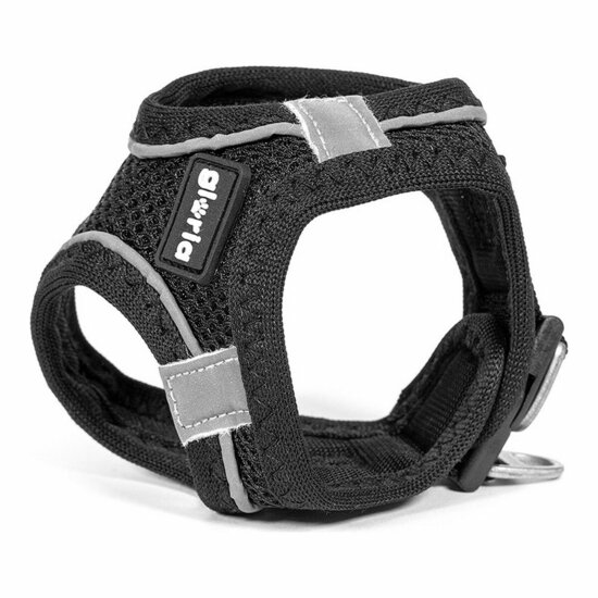 Hondentuigje Gloria Air Mesh Trek Star Verstelbaar Zwart Maat XXXS (18-20 cm) 1