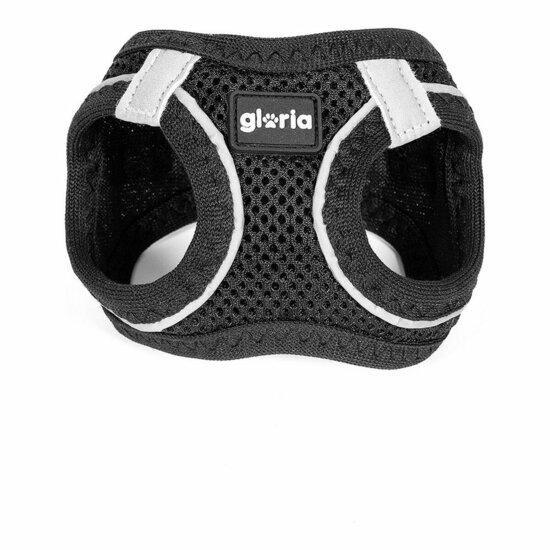 Hondentuigje Gloria Air Mesh Trek Star Verstelbaar Zwart Maat XXXS (18-20 cm) 6