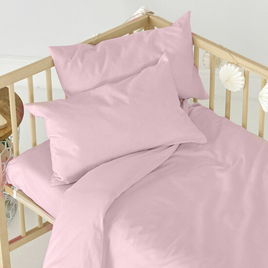 Onderlaken HappyFriday BASIC KIDS Licht Roze 60 x 120 x 14 cm 4