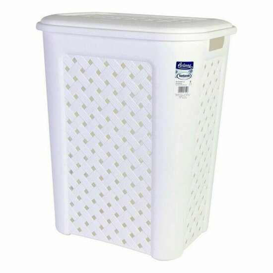 Wasmand Arianna Tontarelli 8105408_112 50 L Wit 44 x 35 x 55 cm (6 Stuks) 2