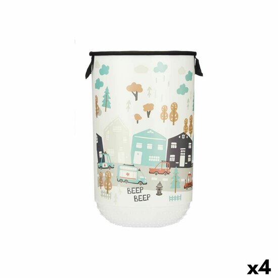 Wasmand Kinderen Weg Plastic 40 L 34 x 52,3 x 34 cm (4 Stuks) 1