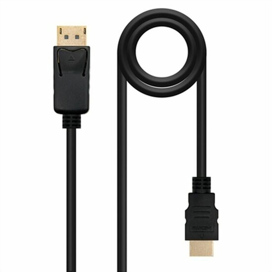 Adapter DisplayPort naar HDMI NANOCABLE 10.15.4301-L150 Zwart 1,5 m 1