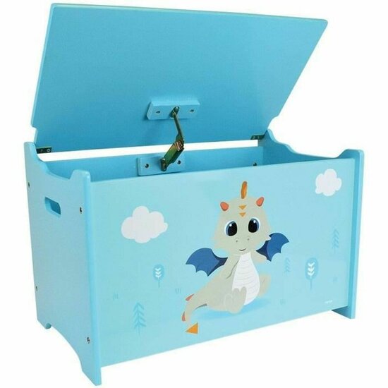 Koffer Fun House LEON THE DRAGON Hout 40 x 58 x 36 cm 2