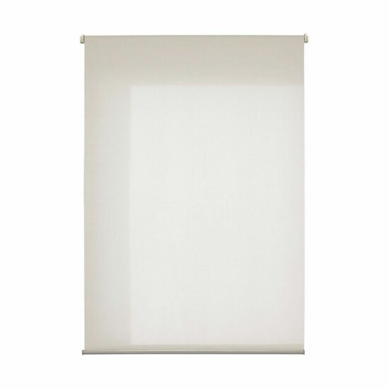 Rolgordijn 120 x 180 cm Polyester Cr&egrave;me Plastic (6 Stuks) 3