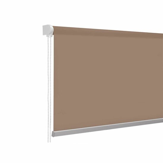 Rolgordijn 120 x 180 cm Beige Stof Plastic (6 Stuks) 4