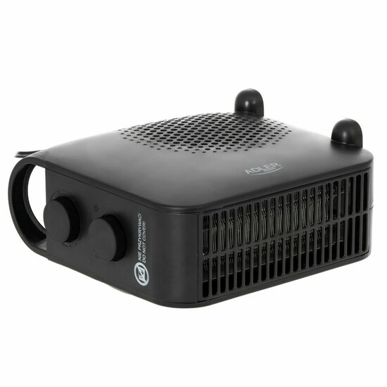 Draagbare ventilatorkachel Adler AD 7725b Zwart 2000 W 2