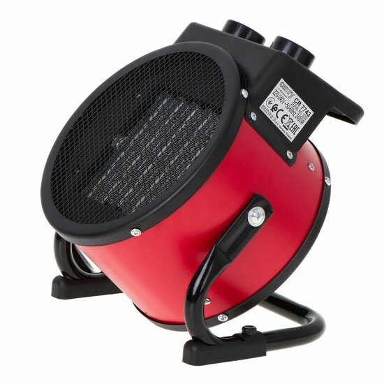 Draagbare ventilatorkachel Adler CR 7743 Rood 2400 W 2