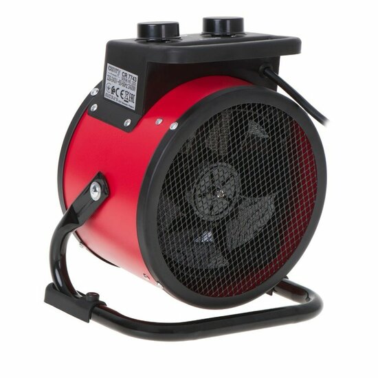 Draagbare ventilatorkachel Adler CR 7743 Rood 2400 W 4