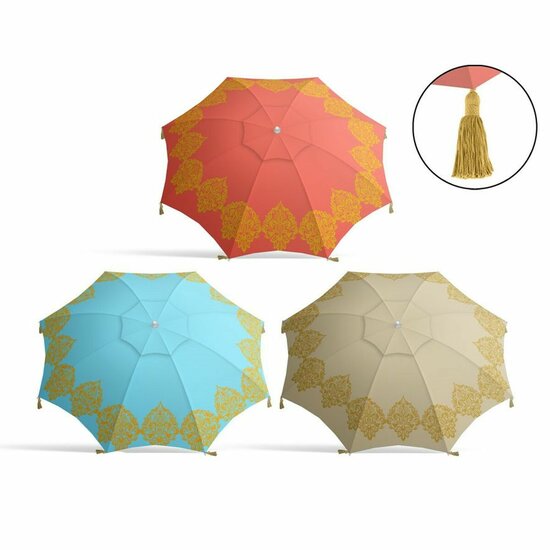 Parasol Franjes &Oslash; 180 cm Oxford stoffen 1