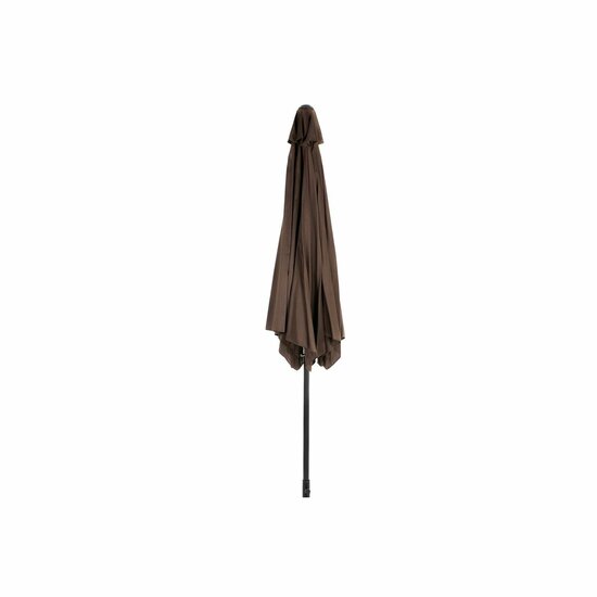 Parasol DKD Home Decor Zwart Bruin Staal 300 x 300 x 250 cm 3