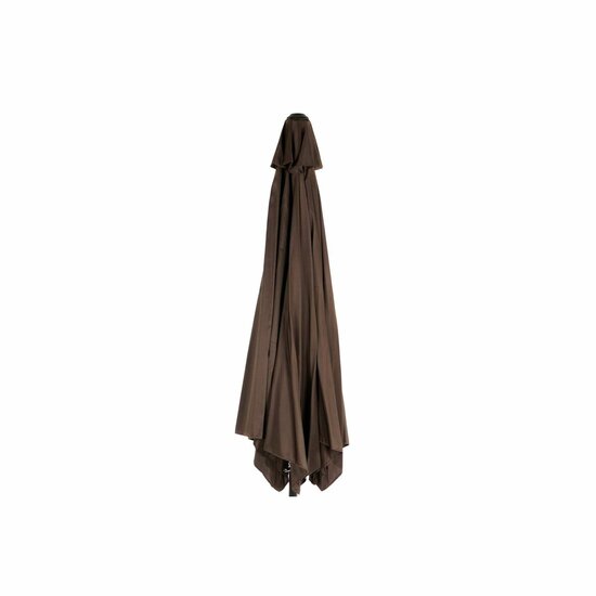 Parasol DKD Home Decor Zwart Bruin Staal 300 x 300 x 250 cm 6