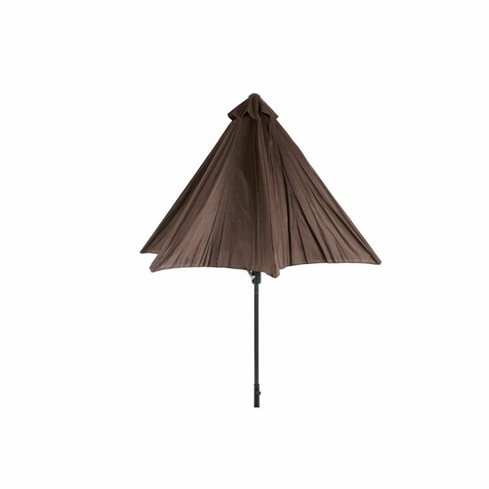 Parasol DKD Home Decor Zwart Bruin Staal 300 x 300 x 250 cm 7