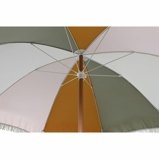 Parasol Home ESPRIT Hout Aluminium 198 x 198 x 266 cm 3