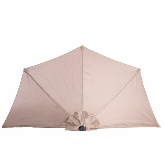 Parasol 240 x 125 x 250 cm Taupe Aluminium 1