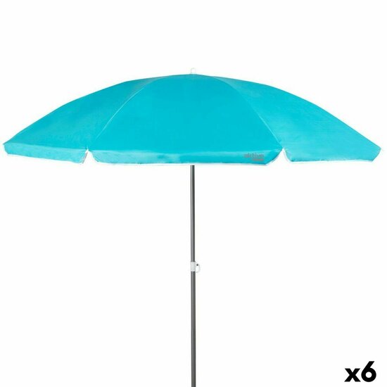 Parasol Aktive Aluminium Polyester 170T 200 x 203,5 x 200 cm (6 Stuks) 1