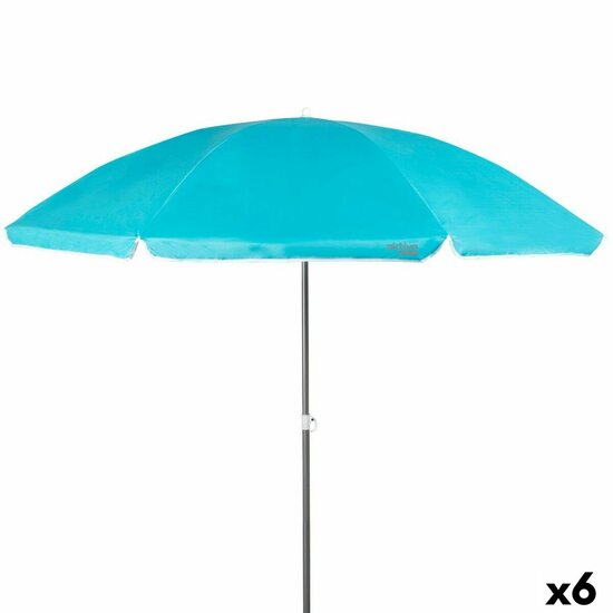 Parasol Aktive Aluminium Polyester 170T 200 x 203,5 x 200 cm (6 Stuks) 2