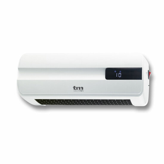 Verwarming TM Electron 2000 W Wit/Zwart Elektrisch Voor aan de muur 1