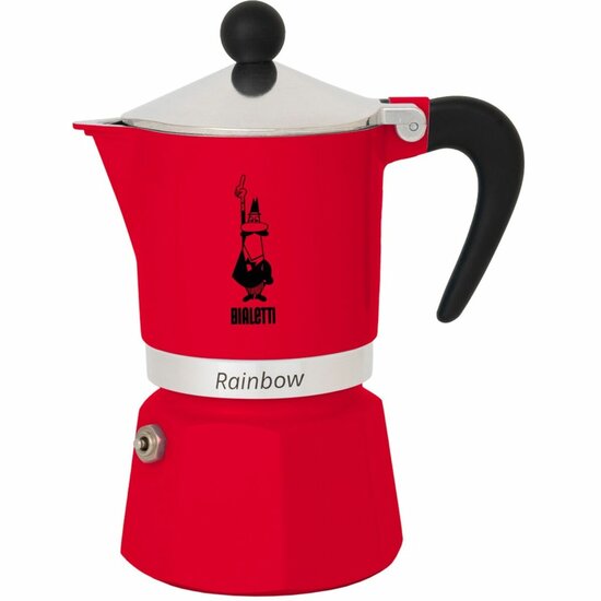 Percolator Bialetti Rainbow Rood Metaal Aluminium 60 ml 1