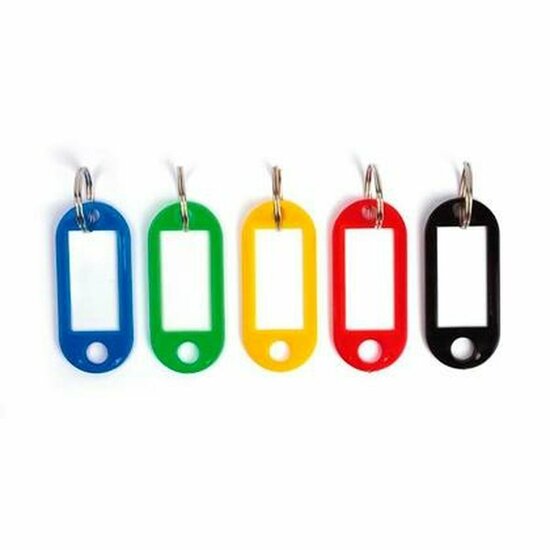 Sleutelhanger Apli Label Multicolour 100 Stuks 100 Onderdelen 1