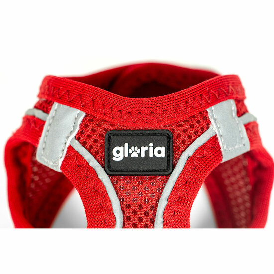 Hondentuigje Gloria Trek Star 27-28 cm 31-34,6 cm Rood XS 6