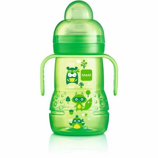 Babyfles MAM Transition Groen 220 ml 1