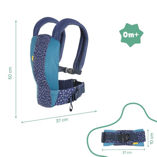 Draagzak voor baby&amp;apos;s Badabulle Easy &amp; Go 15 kg Blauw ergonomisch 0-4 Jaar 5