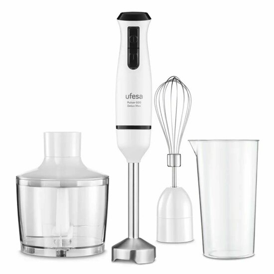 Multifunctionele Staafmixer met Accessoires UFESA PULSAR 600 DMAX Wit 600 W 1