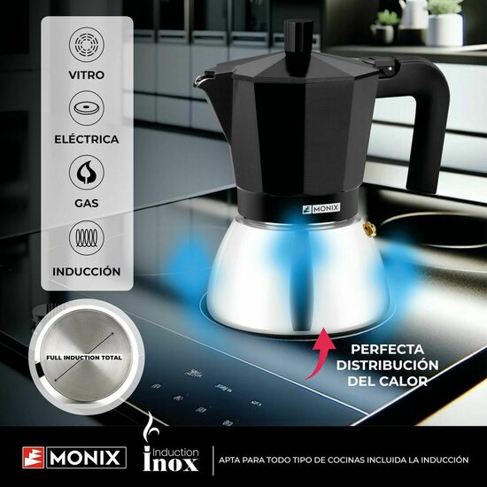 Percolator Monix Zwart 470 ml 3