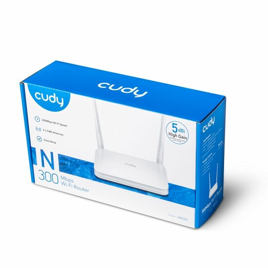 Router Cudy WR300 Wit RJ45 Ethernet LAN Wi-Fi 3