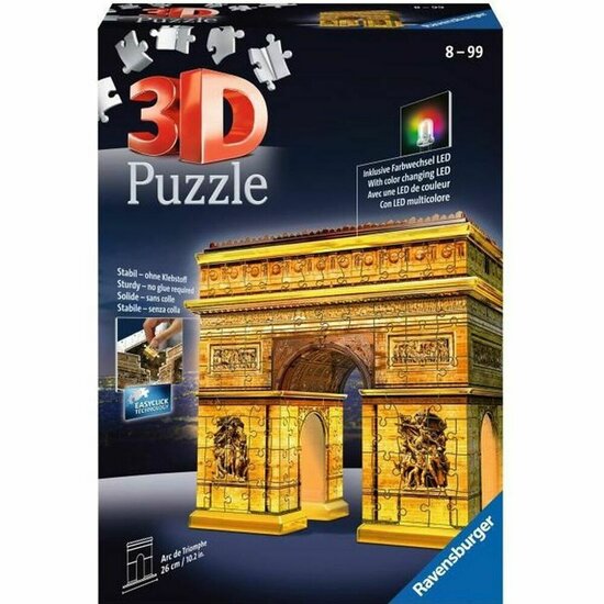 3D puzzel Ravensburger Iceland: Kirkjuffellsfoss  216 Onderdelen 3D 1