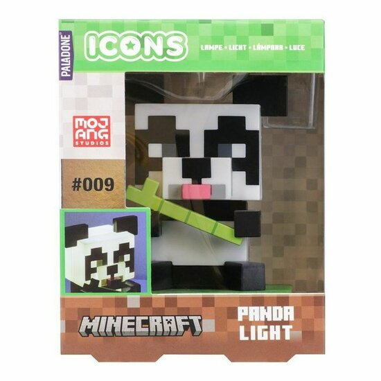 Actiefiguur Paladone Minecraft Panda Icon Light 1