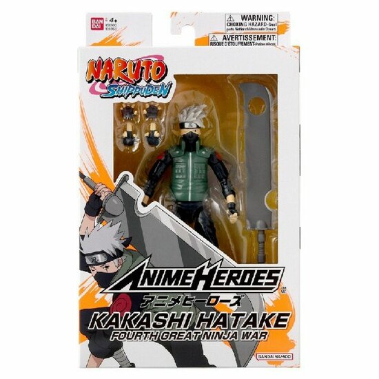 Verzamelfiguur Bandai HATAKE KAKASHI GOURTH GREAT NINJA WAR 1