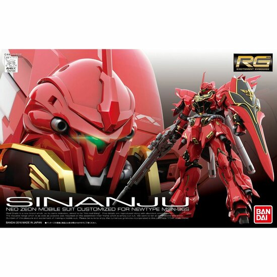 Verzamelfiguur Bandai RG - 1/144 SINANJU 2