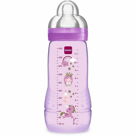 Babyfles MAM Easy Active Roze 330 ml 1