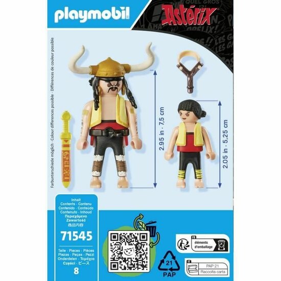 Figuren Playmobil Asterix 71545 8 Onderdelen 4