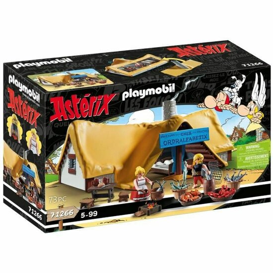 Playset Playmobil Asterix Ordralfabetix Hut 71266 73 Onderdelen 1