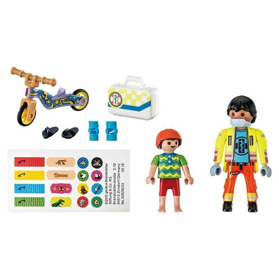 Playset Playmobil City Life - Paramedic with Patient 71245 15 Onderdelen 2