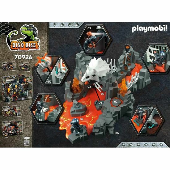 Playset Playmobil Dino Rise Lava Fountain Guardian 70926 2