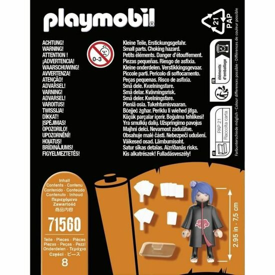 Figuren Playmobil Naruto Shippuden - Konan 71560 5