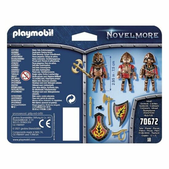 Figurenset Novelmore Fire Knigths Playmobil 70672 (18 pcs) 3