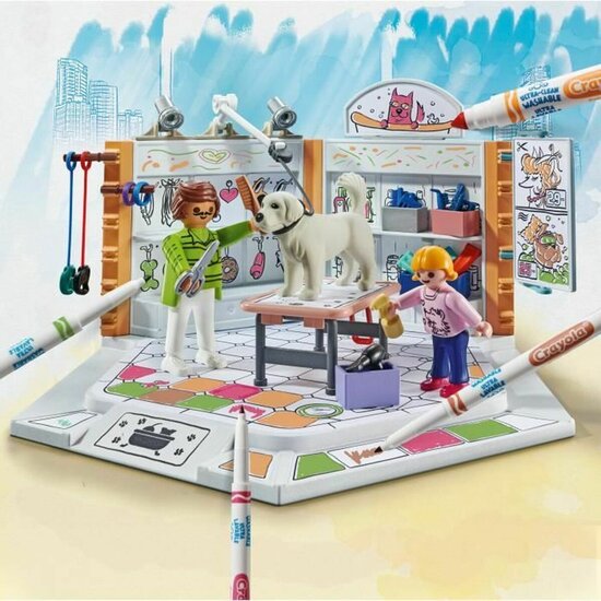 Playset Playmobil Color 71514 Grooming Salon 61 Onderdelen 2