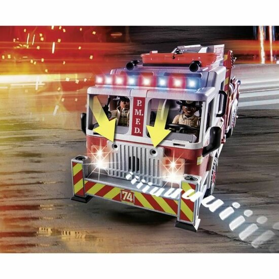 Voertuig Speelset   Playmobil Fire Truck with Ladder 70935         113 Onderdelen   2