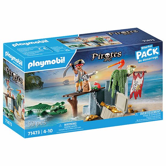 Playset Playmobil 71473 Krokodil Pirates 59 Onderdelen 1