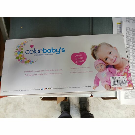 Babypop Colorbaby 31 cm Geluid Zacht 2