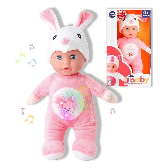 Babypop Reig 30 cm Konijn Knuffel Roze (30 cm) 1