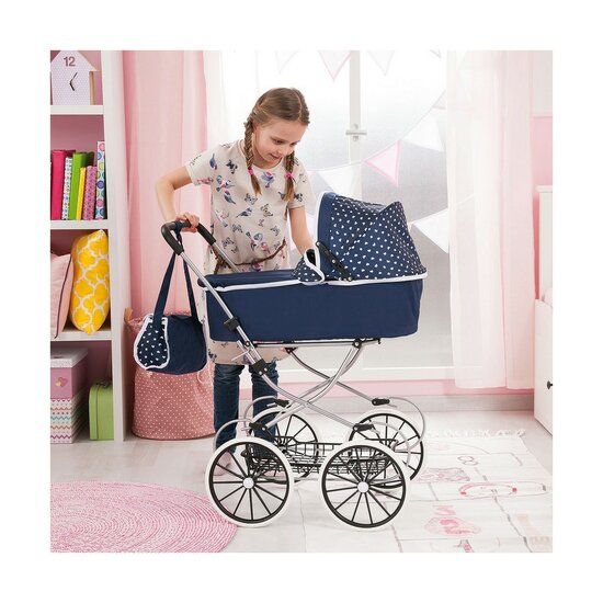 Poppenwagen Reig Classic Deluxe 70 x 42 x 89 cm Blauw 6