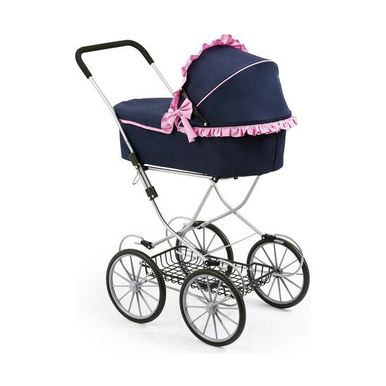 Poppenwagen Reig Dolls Pram Marineblauw 64 cm 2